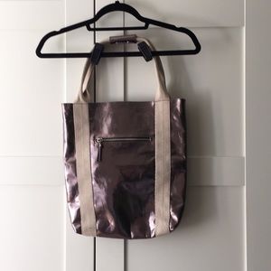 Anthropologie Pilcro Metallic Tote